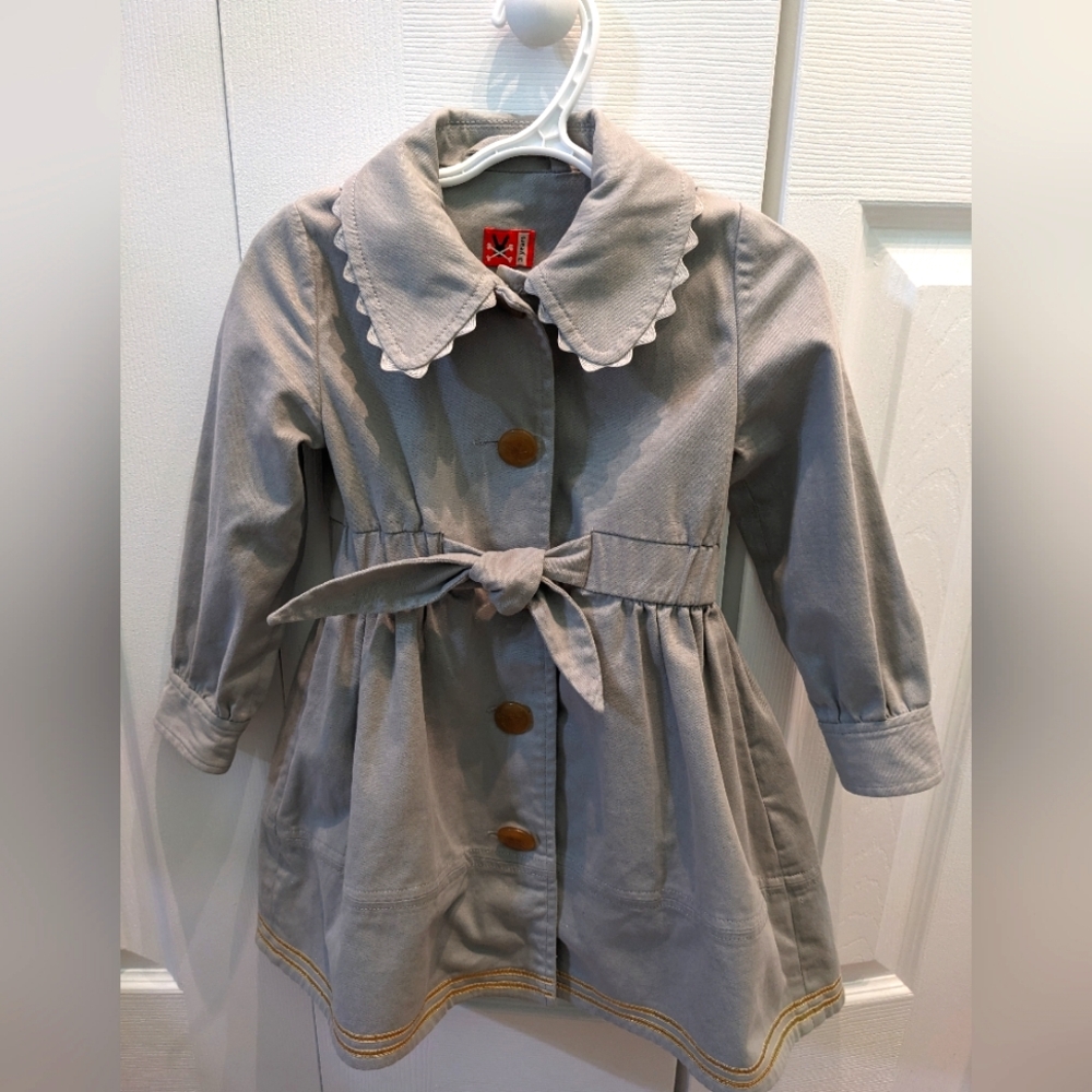 Girls Belted Trench Coat